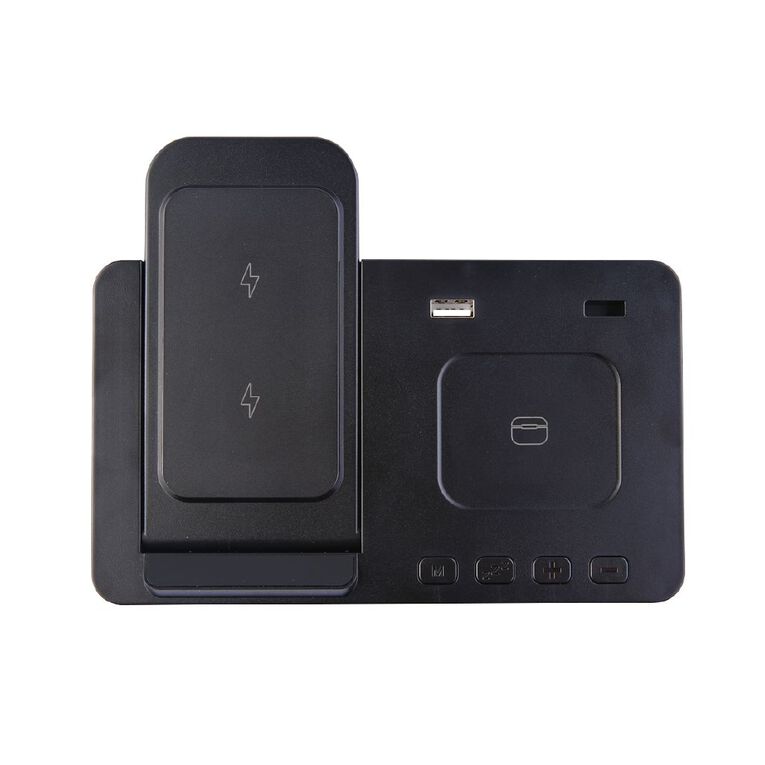 Tech.Inc 2in1 Magnetic Wireless Charger With Clock TIWA1233A, , hi-res