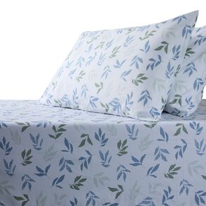 Living & Co Microfibre Sheet Set Blue King Single
