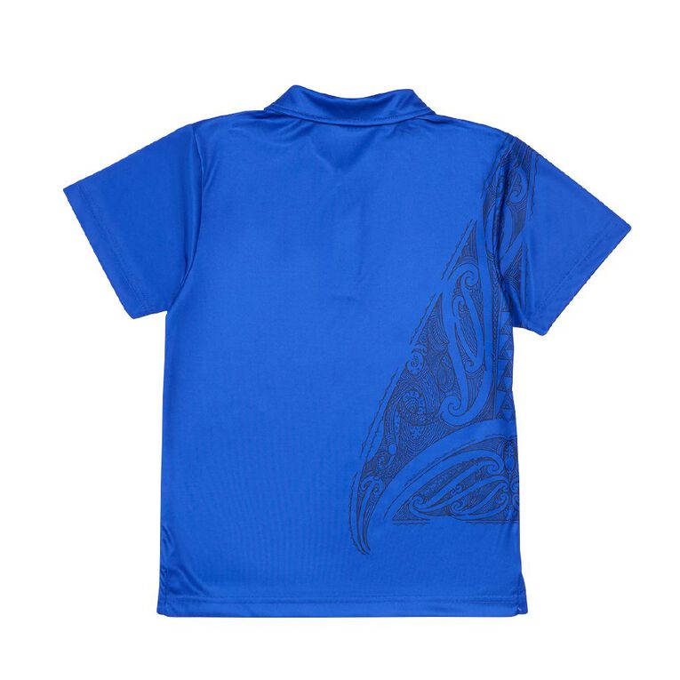 Schooltex Matamata Intermediate Sublimated Polo, Royal, hi-res