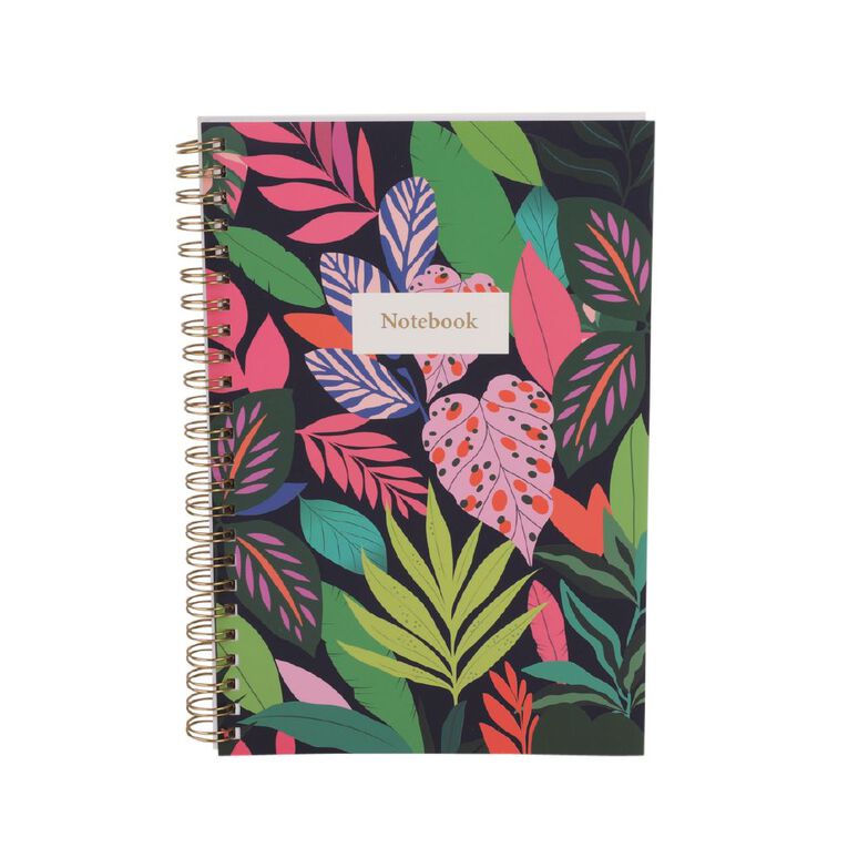 Uniti Stationery Tropical Crush A5 Spiral Notebook, , hi-res