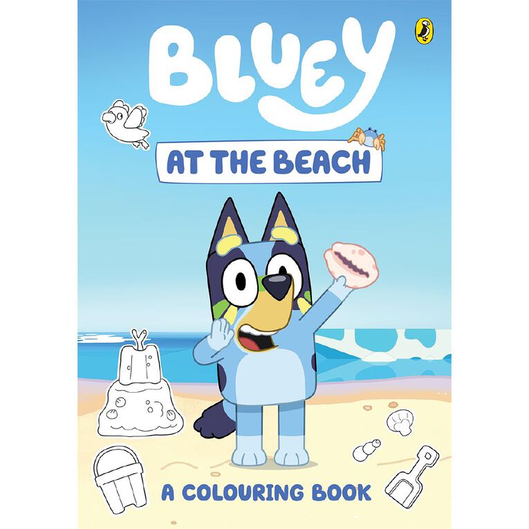 Bluey: At the Beach Colouring Book, , hi-res
