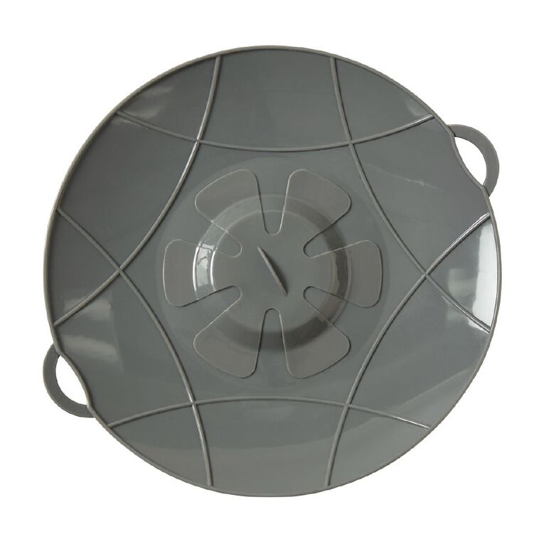 Living & Co Silicone Universal Lid Charcoal, , hi-res