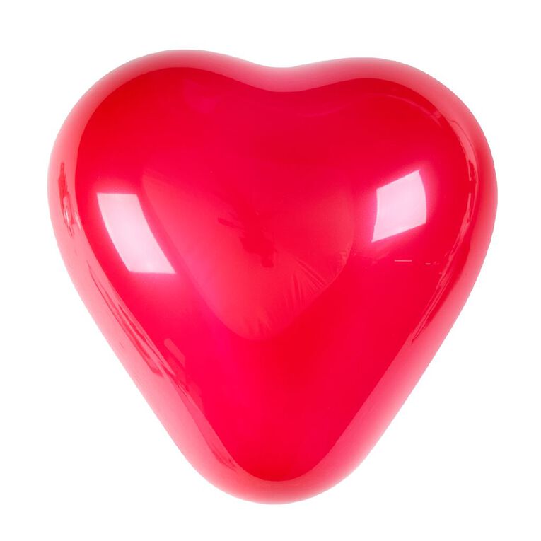 Valentine's Day Heart Shaped Balloons 10 Pack, , hi-res