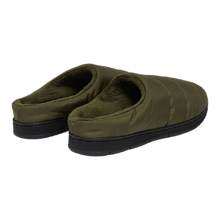 H&H Men's Eric Scuff Slippers, Khaki, hi-res