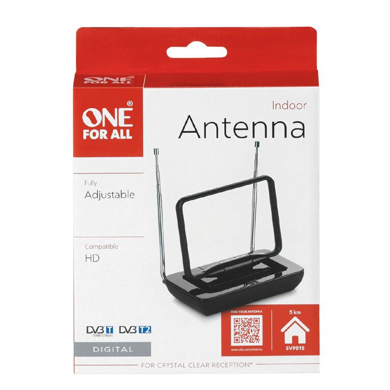 One for All Eco-Line Non Amplified DVB-T Indoor Antenna SV9015, , hi-res