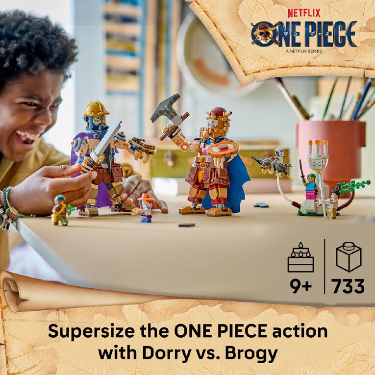 LEGO One Piece Dorry vs. Brogy   Giants of Little Garden 75644, , hi-res