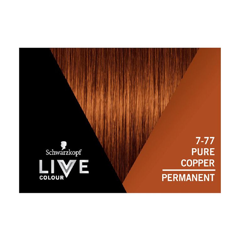 Schwarzkopf Permanent LIVE Colour 7.77 Pure Copper, , hi-res