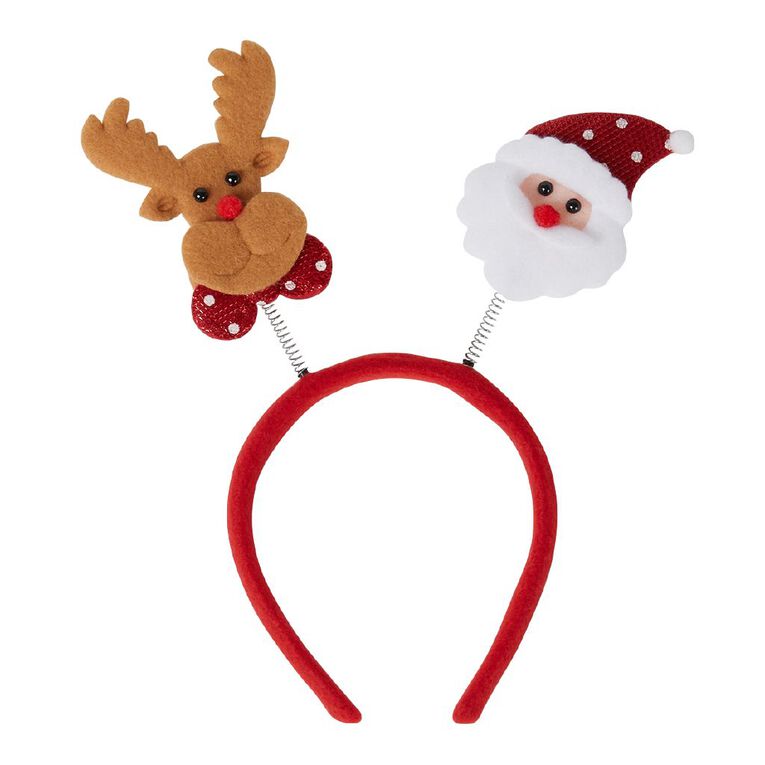 Wonderland Novelty Christmas Bobble Headband Assorted, , hi-res