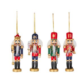 Wonderland Joyful Tidings Nutcrackers 12.5cm Multi-Coloured 4 Pack