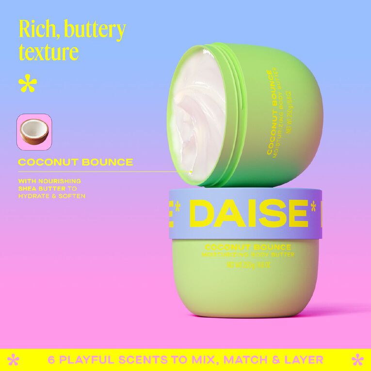 Daise Moisturizing Body Butter Coconut 250g, , hi-res