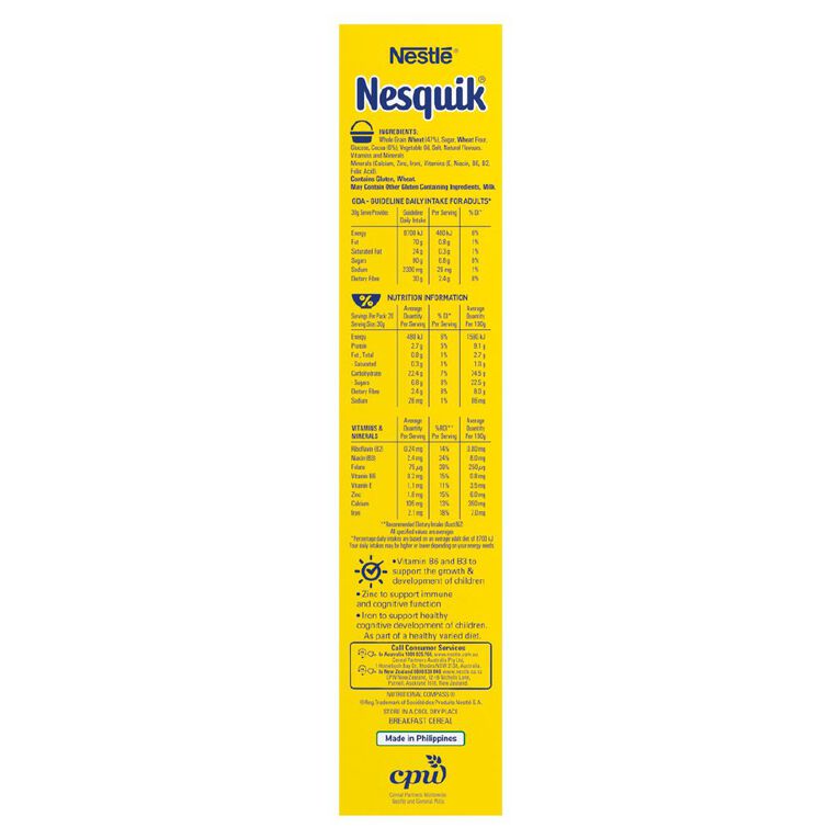 Nesquik Cereal 600g, , hi-res