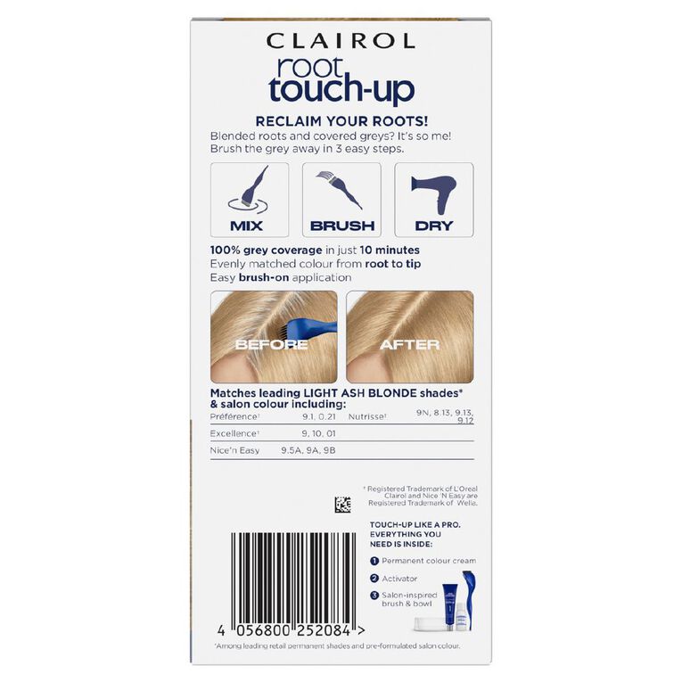 Clairol Root Touch Up Permanent 9A Ash Blonde, , hi-res