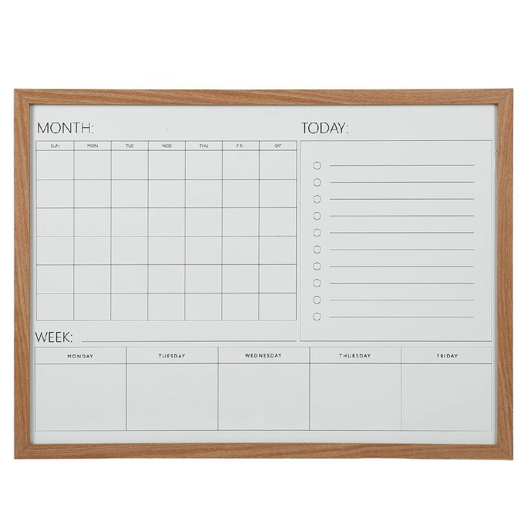 WS Whiteboard Month & Week Planner, , hi-res