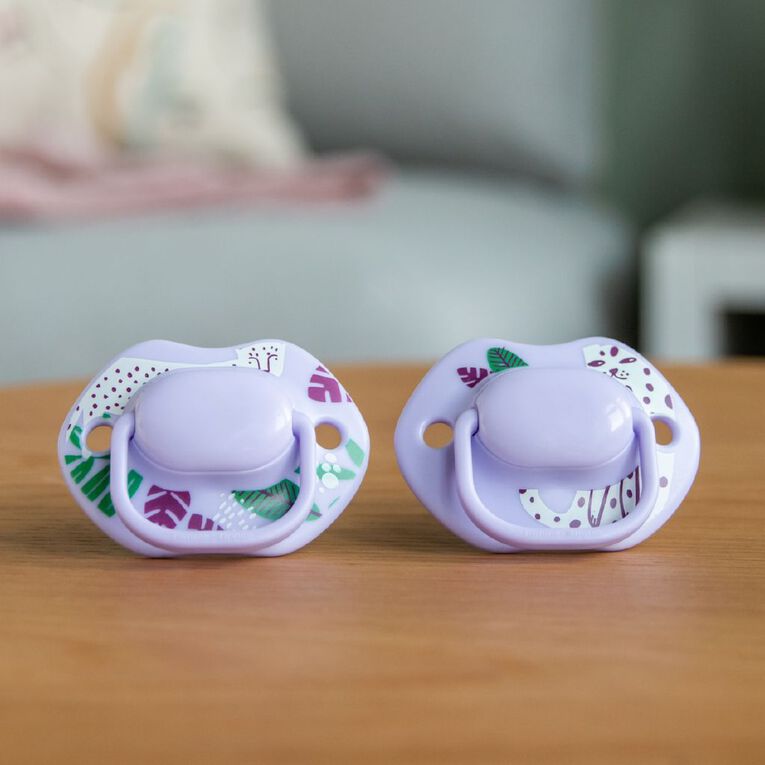 Tommee Tippee 6-18 Months Closer To Nature Silicon Soother 2 Pack, , hi-res
