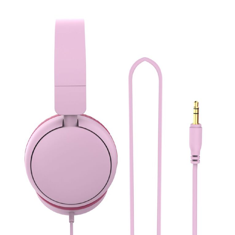 Veon 3.5mm Wired Headphones VNQ602PNK Pink, , hi-res