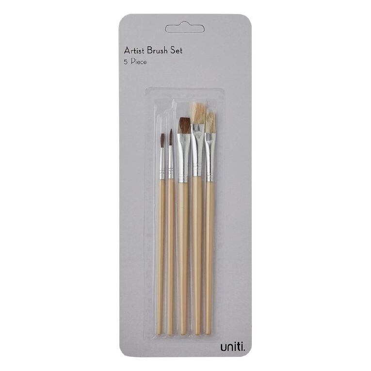 Uniti Artist Brush Set 5 Pack, , hi-res