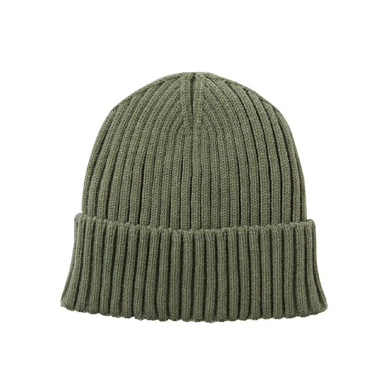 Young Original Kids Supersoft Rib Beanie, Green Dark, hi-res