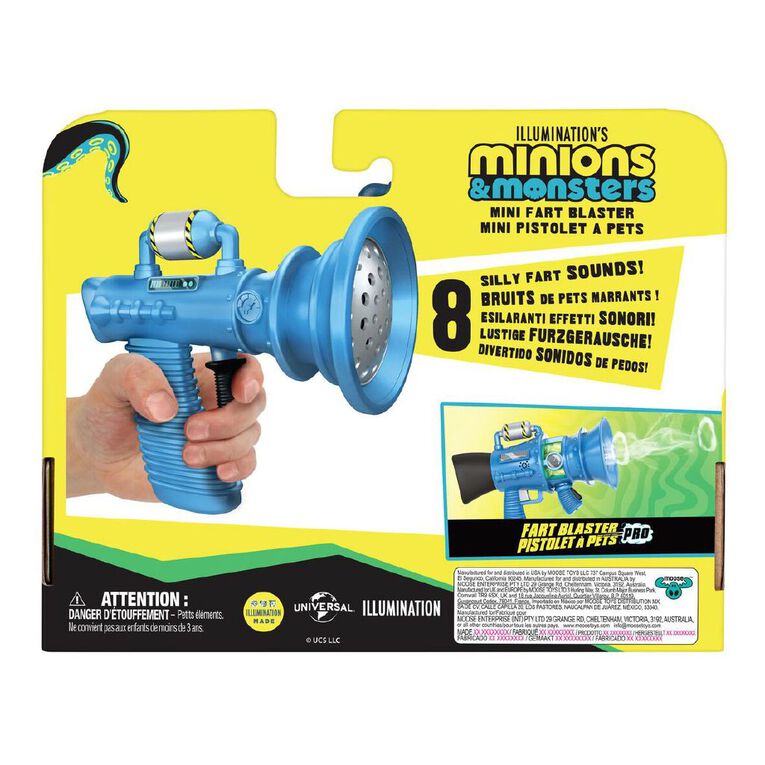 Minions & Monsters Mini Fart Blaster, , hi-res