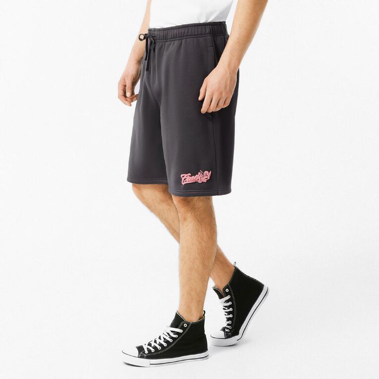 Garage Men's Fresh Graphic Shorts, Grey Dark, hi-res