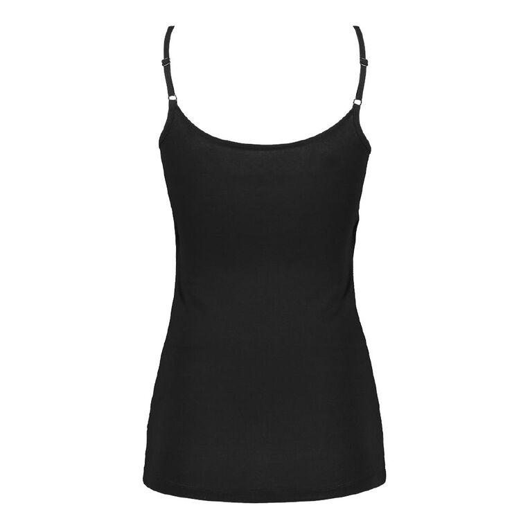 H&H Women's Shelf Bra Singlet BLK The Warehouse