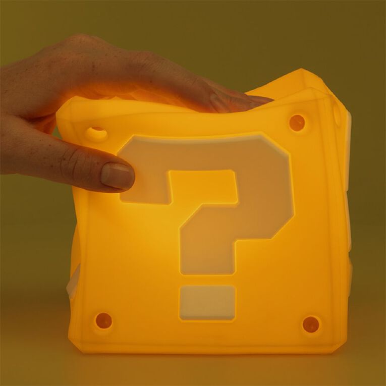 Paladone Super Mario Question Block SquishyGlo Light, , hi-res
