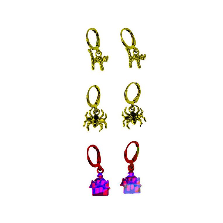 Scarehouse Earrings Trio Assorted, , hi-res
