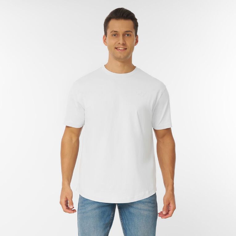 Garage Men's Longline Tee, Blue Light, hi-res