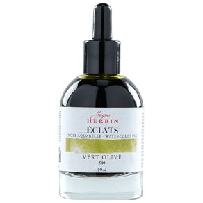 Jacques Herbin Eclats Watercolour Ink 540 50ml Olive Green Green