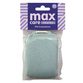 Maxcare Travel Pill Container Blue
