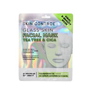 skin control glass skin face mask tea tree and cica 1 each