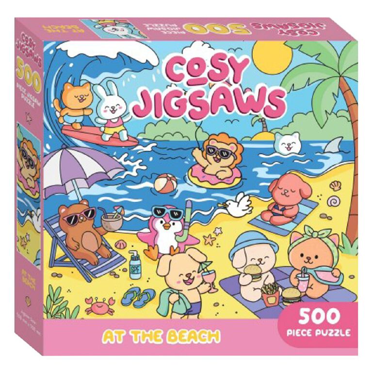 Cosy At The Beach 500 Piece Puzzle, , hi-res