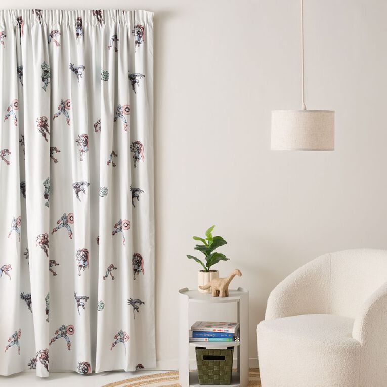 Marvel Curtains Green 230-330cm Wide/205cm Drop, , hi-res