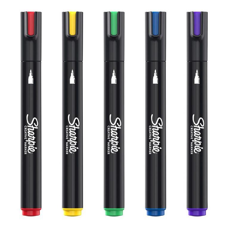 Sharpie Creative Markers Bullet 5 Pack, , hi-res