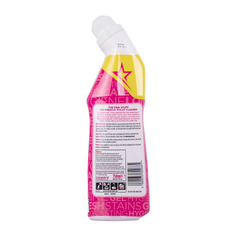 Stardops Pink Stuff The Miracle Toilet Cleaner Gel 750ml, , hi-res