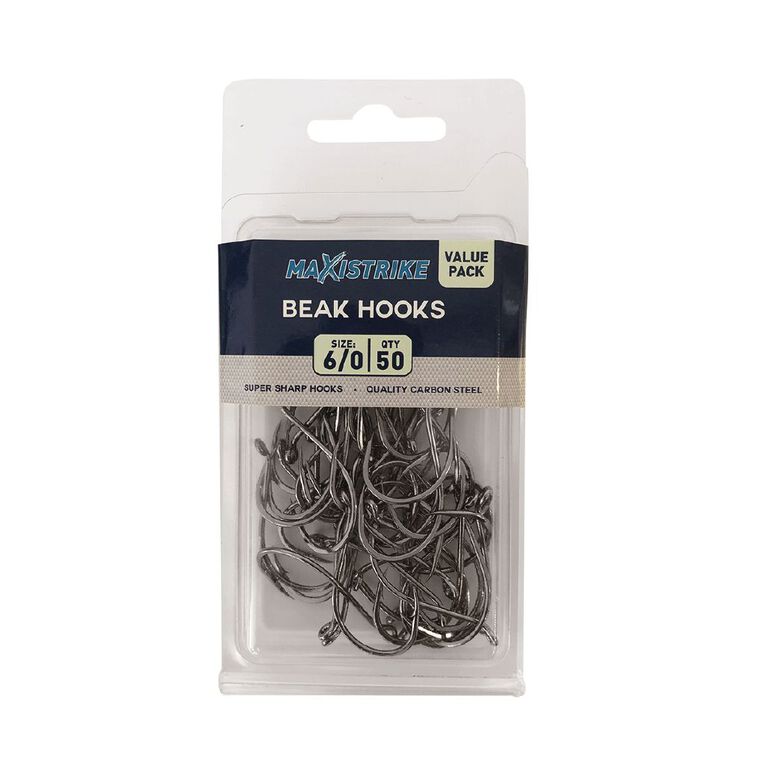 Maxistrike 6/0 Beak Hook Value Pack (50 per pack), , hi-res