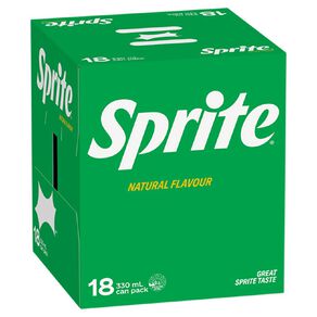 Sprite Lemonade Cans 330ml 18 Pack