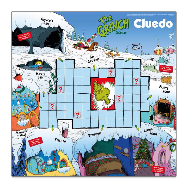 The Grinch Cluedo Game, , hi-res