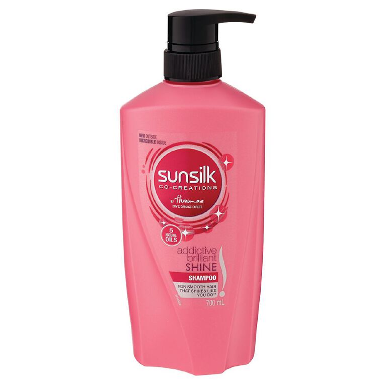 Sunsilk Brilliant Shine Shampoo 700ml, , hi-res