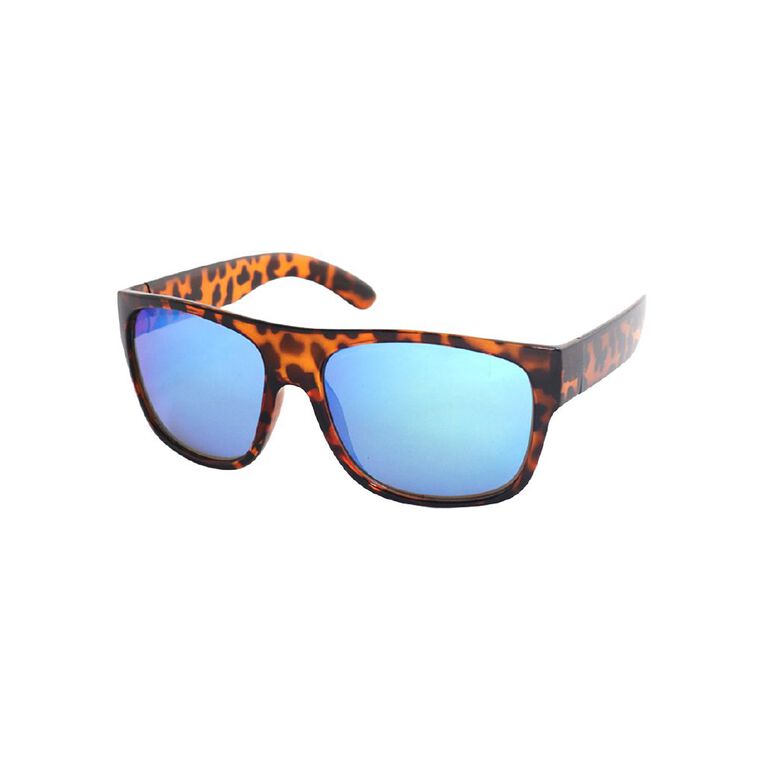 H&H Men's Tortoise Blue Mirror Sunglasses, , hi-res
