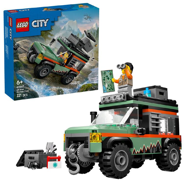 LEGO CITY Off-Road 4x4 Mountain Truck 60447, , hi-res