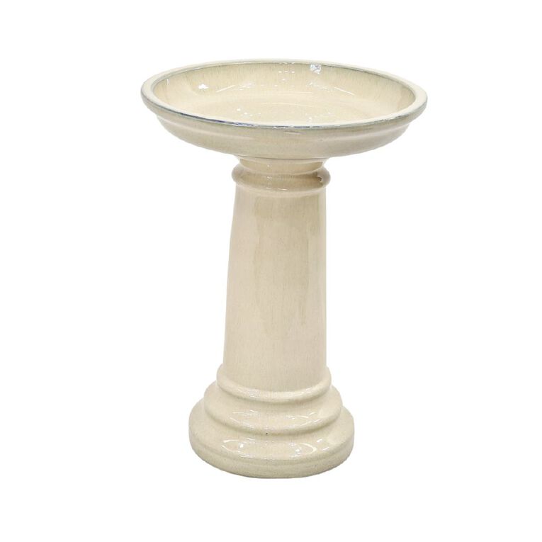 Kiwi Garden Bird Bath White, , hi-res