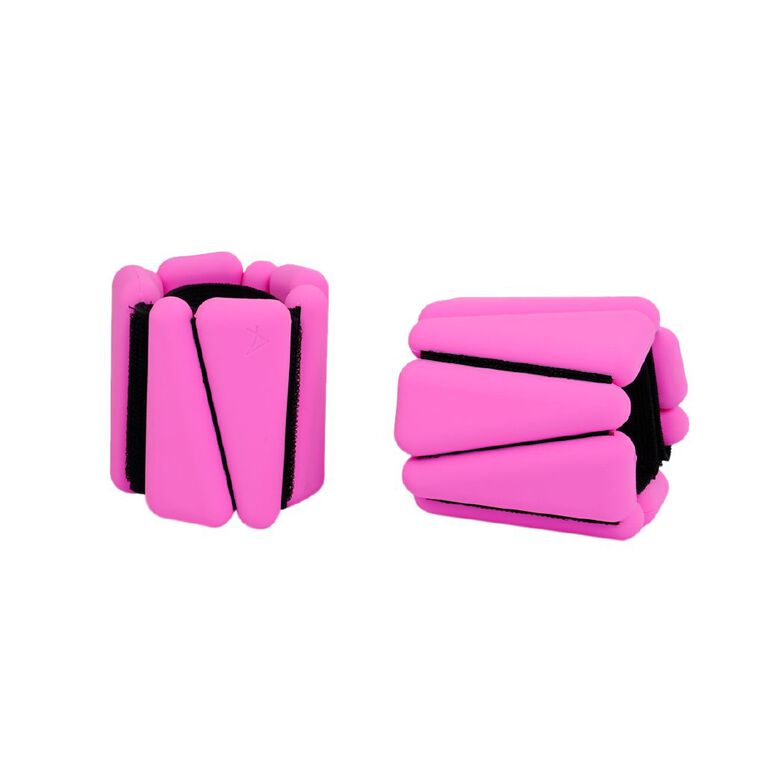 Active Intent Fitness Bracelet Weights .43kg Pink 2 Pack, , hi-res