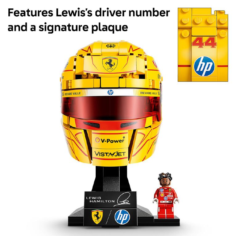 LEGO Editions Formula 1 Scuderia Ferrari HP Lewis Hamilton Helmet 43022, , hi-res