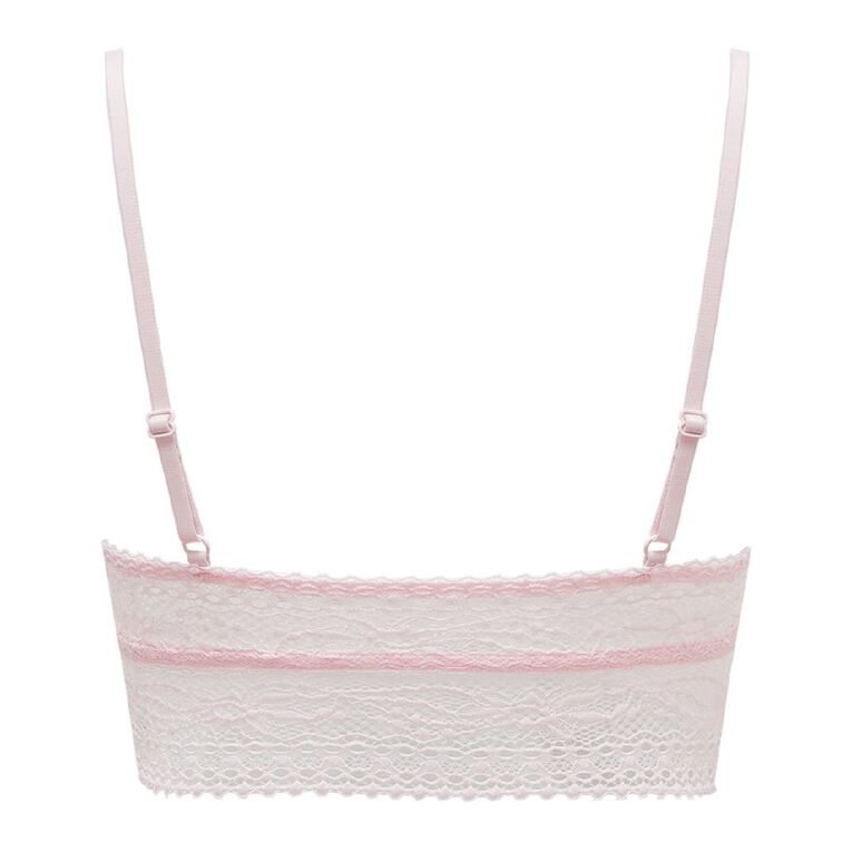 H&H Women's Sia Lace Bralette, Pink Light, hi-res