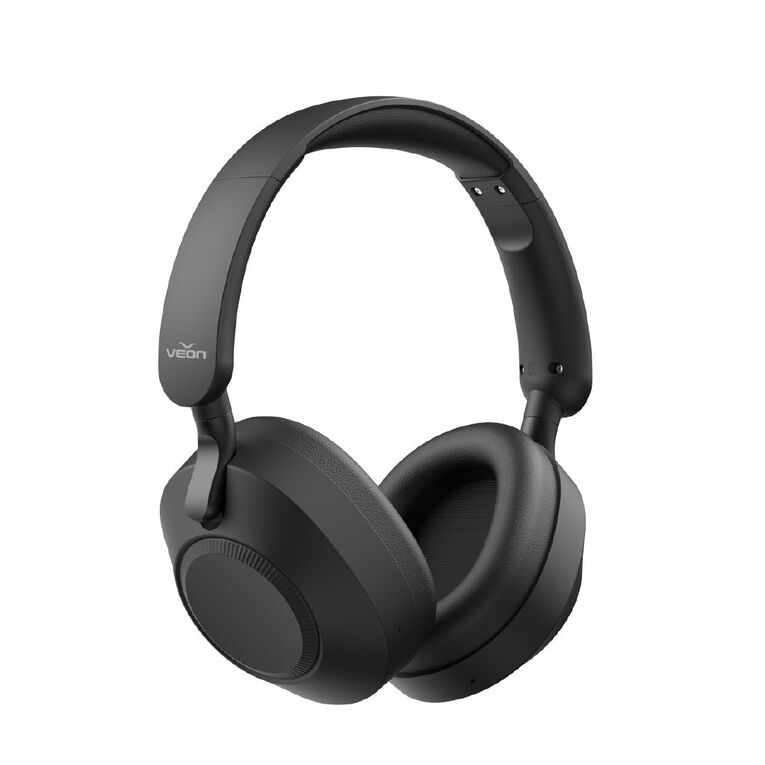 Veon Hybrid ANC Over Ear Headphones 5mic VNH692BLK Black, , hi-res