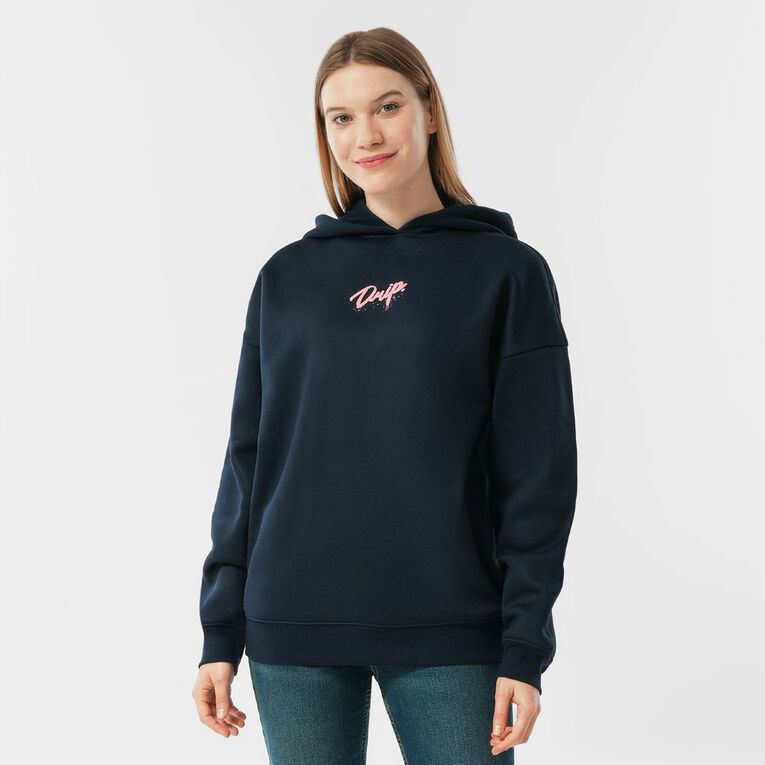 H&H Women's Fresh Fleece Long Sleeve Hoodie, Navy, hi-res