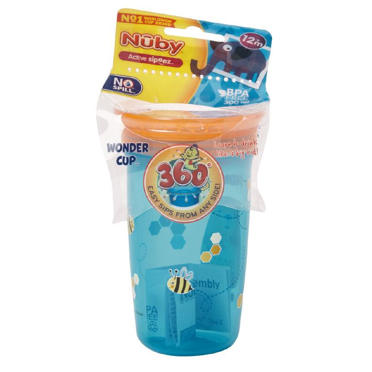 Nuby 360 Cup 300ml Assorted, , hi-res