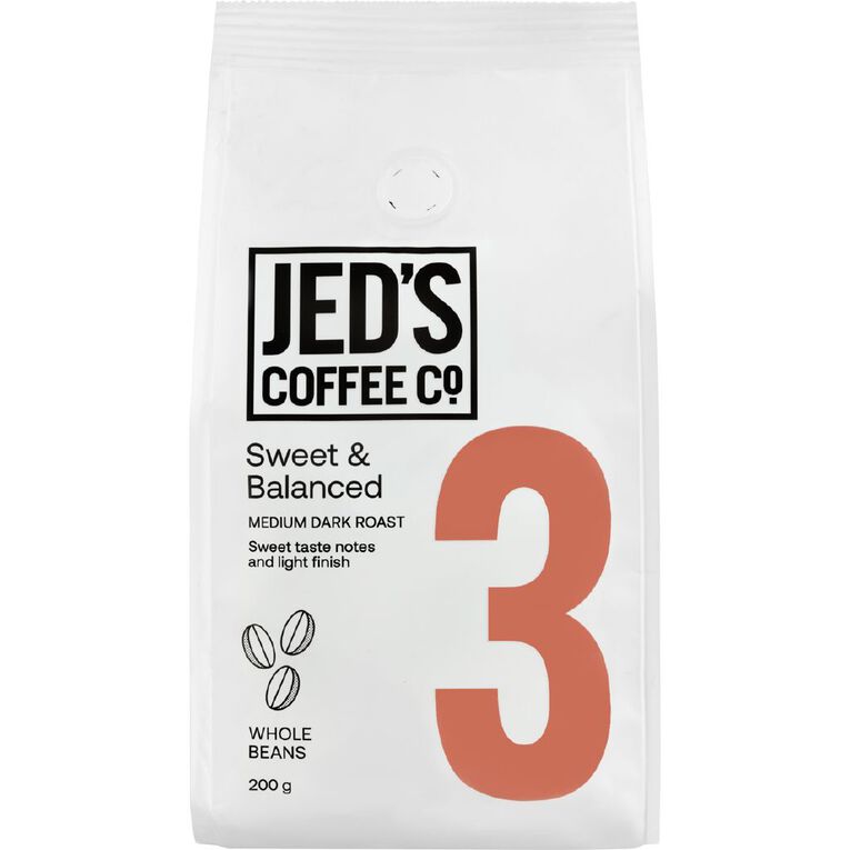 Jed's No.3 Strong Coffee Whole Beans 200g, , hi-res