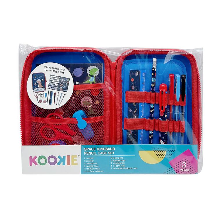 Kookie Pencil Case Set - Space Dino, , hi-res