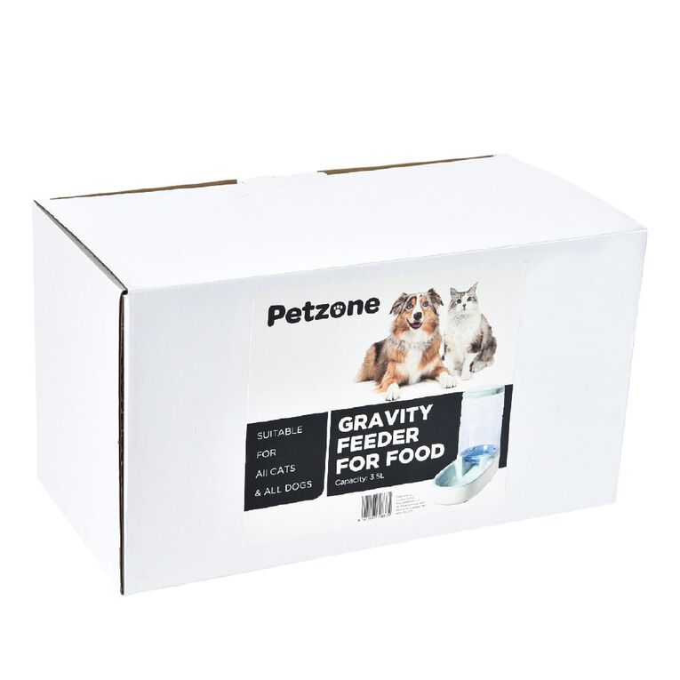 Petzone Gravity Feeder For Food Green One Size, , hi-res